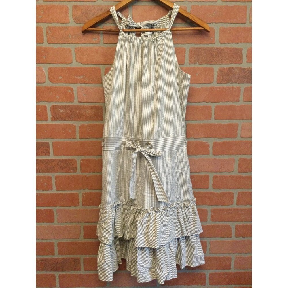 Seamline Cynthia Steffe Women's Striped Halter Dress Multicolor Size 2